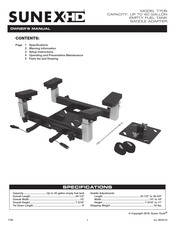 Sunex HD 7706 Owner's Manual
