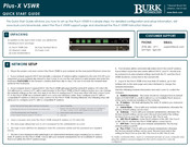 BURK Technology Plus-X VSWR Quick Start Manual