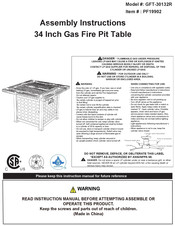 PHI VILLA PF19902 Assembly Instructions Manual