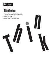 Lenovo ThinkCentre TIO Flex 27i User Manual