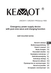 Kemot URZ3411 Owner's Manual
