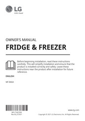 LG MF-B664 Owner's Manual