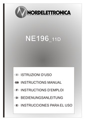 Nordelettronica NE196-11D Instruction Manual