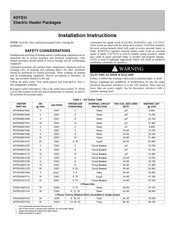 Carrier KFFEH2401C05 Installation Instructions Manual