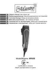 Maestro MR659 Owner's Manual