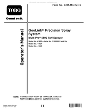 Toro GeoLink 41625 Operator's Manual