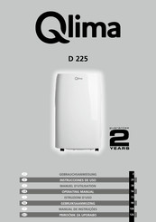 Qlima 8713508781655 Operating Manual
