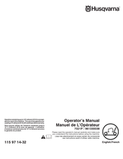 Husqvarna 961330038 Operator's Manual