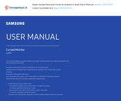 Samsung C34J791WTR User Manual