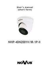 Novus NVIP-4DN2001V/IR-1P-II User Manual