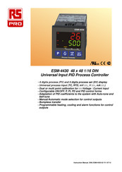 RS PRO ESM-4430 Instruction Manual