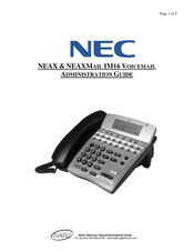 NEC NEAXMAIL IM-16 Administration Manual
