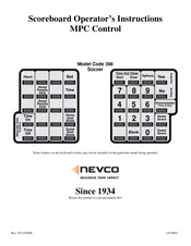 Nevco 398 Operator Instructions Manual