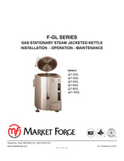 Market Forge Industries F-80GL Installation Operation & Maintenance