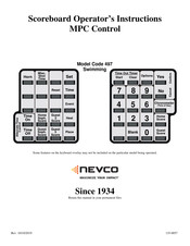 Nevco 497 Operator Instructions Manual