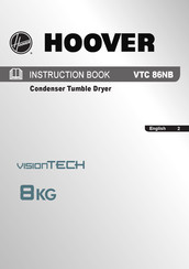 Hoover VISIONTECH VTC 86NB Instruction Book