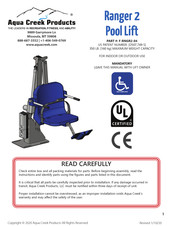 Aqua Creek Products F-RNGR2-04 Manual