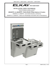 Elkay EMABFTL8WS 1E Series Installation, Care & Use Manual