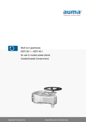 AUMA GSTI 40.1 Operation Instructions Manual