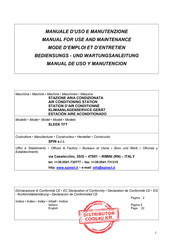 Spin SLEEK TFT Manual For Use And Maintenance