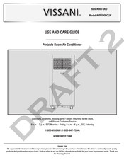 Vissani VPFD05CLW Use And Care Manual