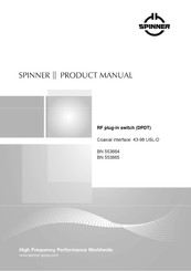 Spinner BN 553664 Product Manual