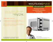 Wolfgang Puck BROR1000 Use And Care Manual