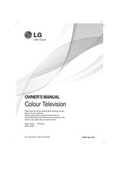 LG 29FU6ALX Owner's Manual