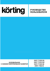 KORTING KNFC 71863 B Manual