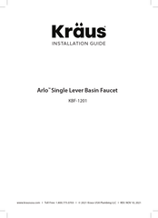 Kraus KBF1201CH2PK Installation Manual
