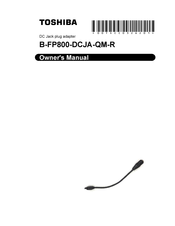 Toshiba B-FP800-DCJA-QM-R Owner's Manual