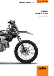 KTM 350 EXC-F Six Days BR 2019 Owner's Manual