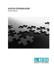 Matrix SATATYA PZCR50ML42CWP System Manual