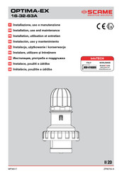 Scame electrical solutions 218.EX1630 Installation Manual