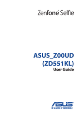 Asus ZenFone Selfie ZD551KL User Manual