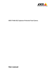 Axis P1468-XLE User Manual