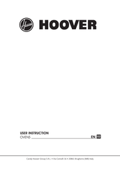 Hoover HO7DC3E3078 User Instruction