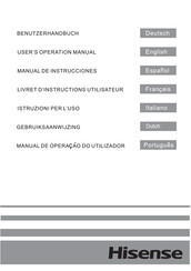 Hisense RS694N4IIF User's Operation Manual