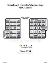 Nevco 321 Operator Instructions Manual