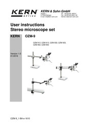 KERN OZM 913 User Instructions
