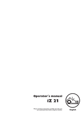 Husqvarna iZ Series Operator's Manual