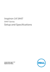 Dell 5447 Series Setup And Specifications