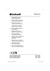 EINHELL TE-CI 18 Li D Original Operating Instructions