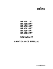 Fujitsu MPA3052AT Maintenance Manual