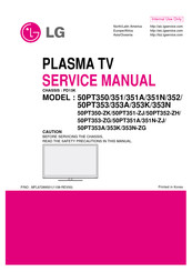 LG 50PT351A Service Manual