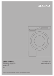 Asko W6098X.UK/1 User Manual