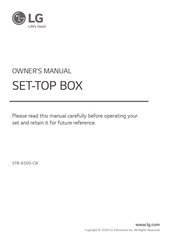 Lg STB-6500-CB Owner's Manual