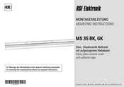 RSF Elektronik MS 35 GK Mounting Instructions