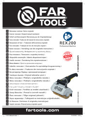 Far Tools REX 200 Original Manual