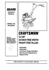 Sears Craftsman 944.629541 Owner's Manual